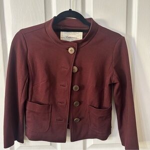 Anthropologie Cartonnier All Along Cropped Jacket, size small